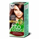 Стойкая крем-краска для волос Fitocolor 115 мл, тон 4.0 каштан (ФИТОкосметик) - фото