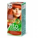 Стойкая крем-краска для волос Fitocolor 115 мл, тон 5.46 медно-рыжий (ФИТОкосметик) - фото