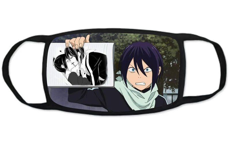 Тканевая защитная маска на лицо Noragami, Бездомный бог №1 - фото