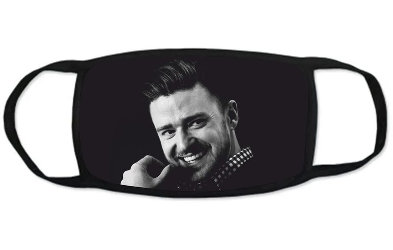 Тканевая защитная маска на лицо Джастин Тимберлейк, Justin Timberlake №1 - фото