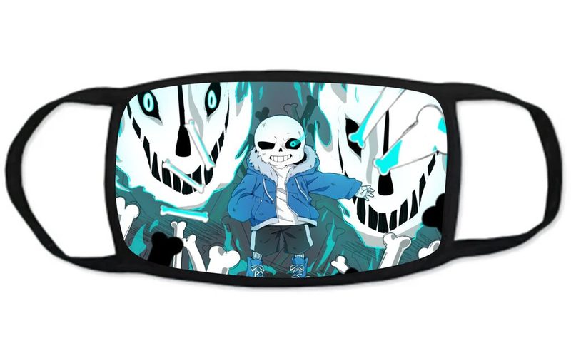 Тканевая защитная маска на лицо Андертейл, Undertale №1 - фото