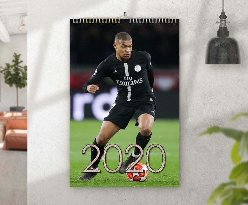 Календарь перекидной Kylian Mbappe Lottin, Килиан Мбаппе Лоттен №1 - фото