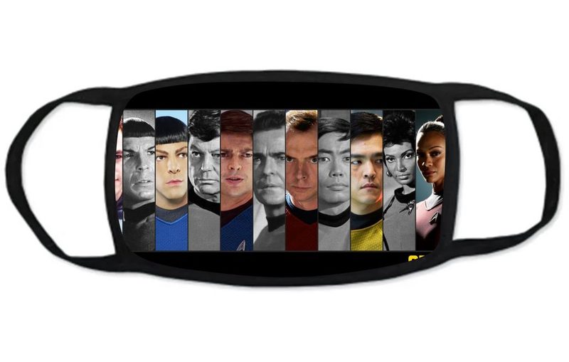 Тканевая защитная маска на лицо Star Trek, Стартрек №1 - фото
