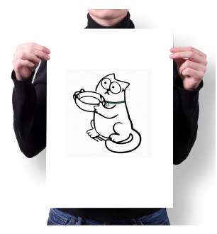 Плакат Simon’s Cat, Кот Саймона №1 - фото