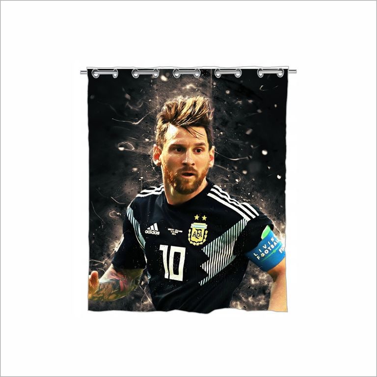 Штора в ванную Лионель Месси, Lionel Messi №1 - фото