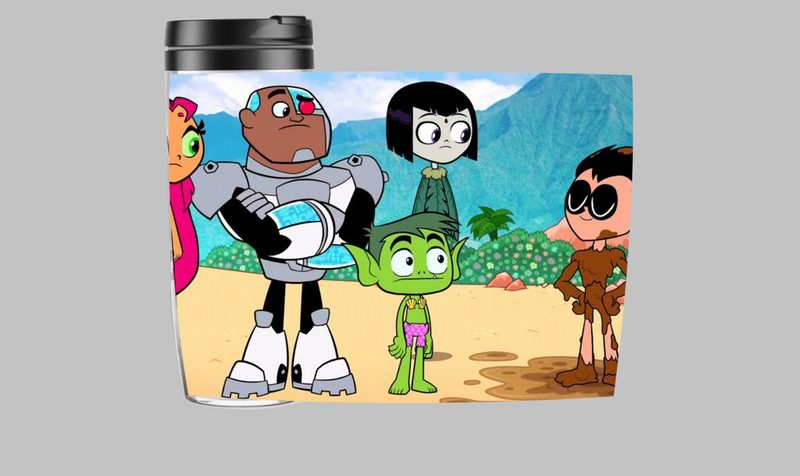 Термокружка Юные Титаны Вперёд, Teen Titans Go №1 - фото