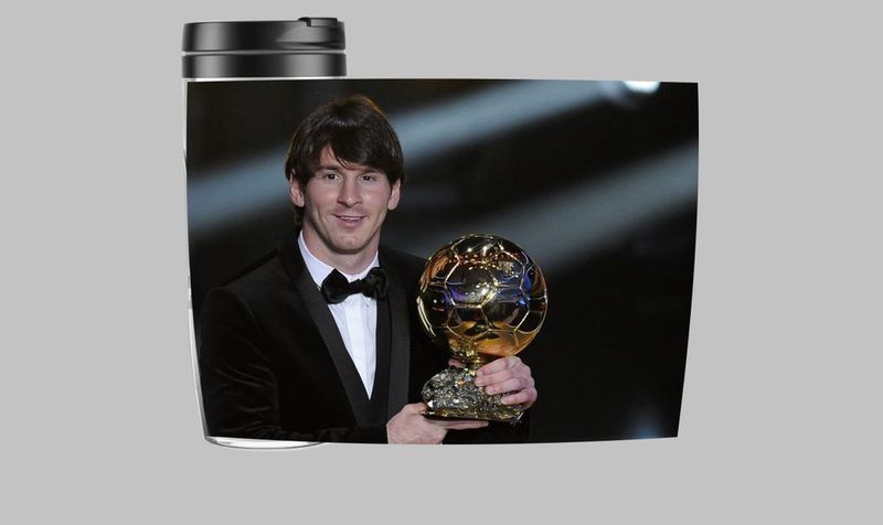 Термокружка Лионель Месси, Lionel Messi №1 - фото