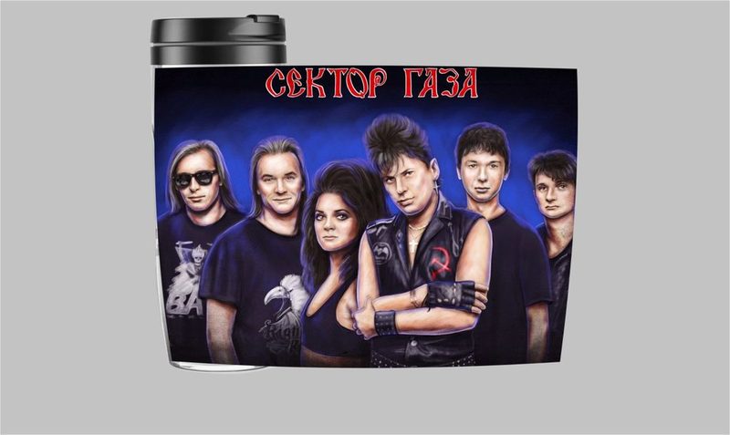 Термокружка Сектор Газа, Юрий Хой №1 - фото