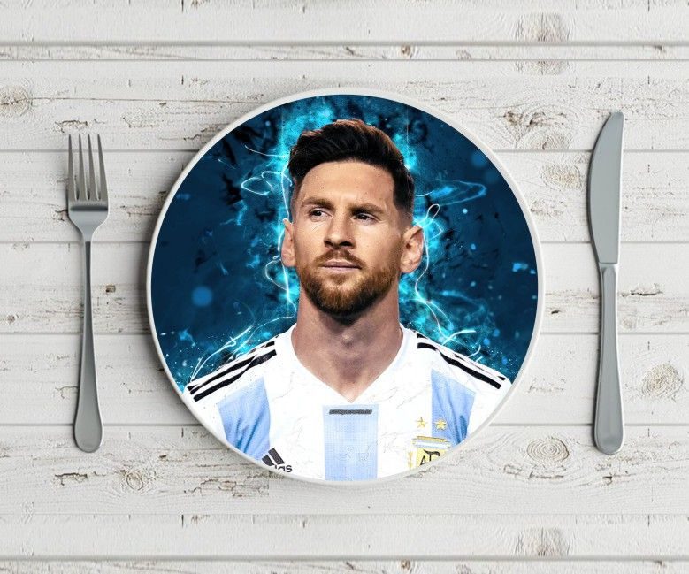 Тарелка Лионель Месси, Lionel Messi №1 - фото