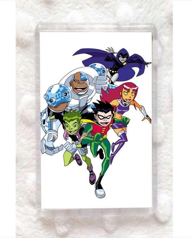 Магнит Юные Титаны Вперёд, Teen Titans Go №1 - фото