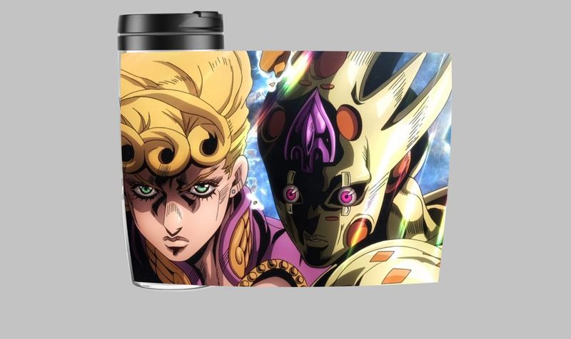 Термокружка Невероятные приключения ДжоДжо, JoJo’s Bizarre Adventure №1 - фото