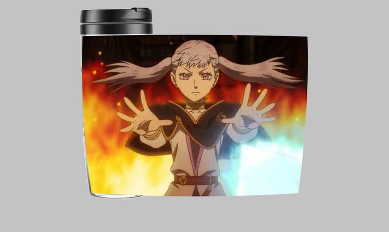 Термокружка Черный Клевер, Black Clover №1 - фото