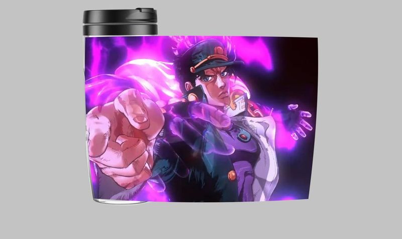 Термокружка Невероятные приключения ДжоДжо, JoJo’s Bizarre Adventure №2 - фото