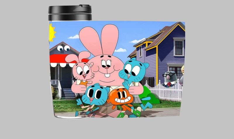 Термокружка Удивительный мир Гамбола, The Amazing World of Gumball №2 - фото