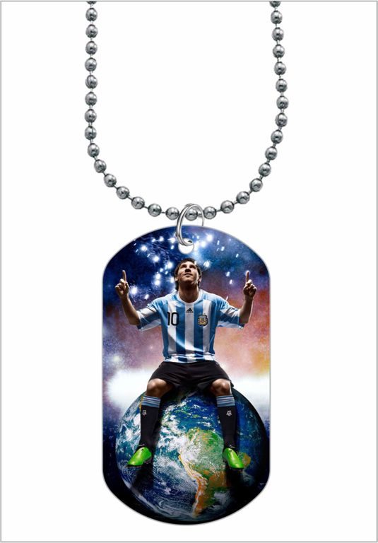 Жетон, кулон Лионель Месси, Lionel Messi №2 - фото