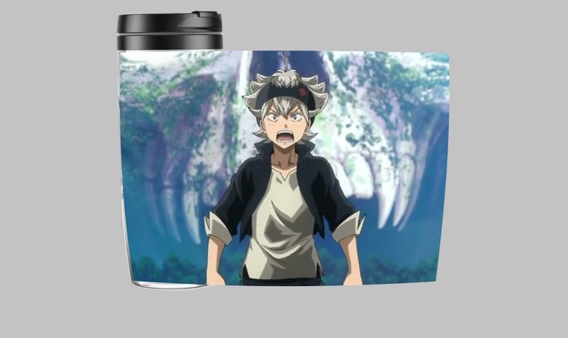 Термокружка Черный Клевер, Black Clover №2 - фото