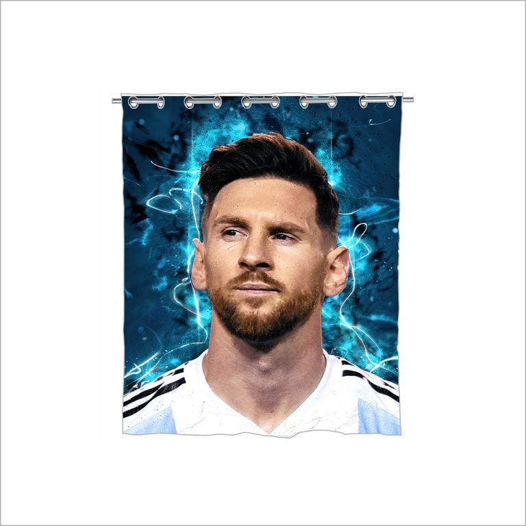 Штора в ванную Лионель Месси, Lionel Messi №2 - фото