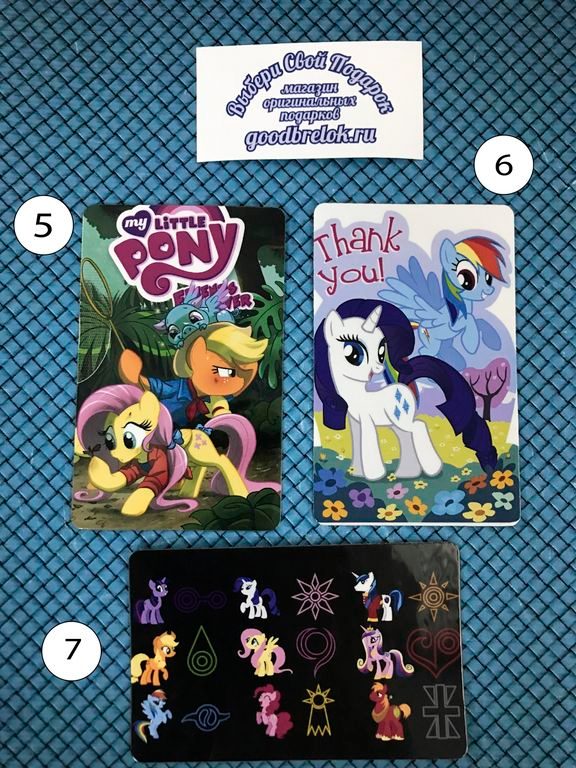 Мягкие магниты My little pony, Май литтл пони 2 - фото