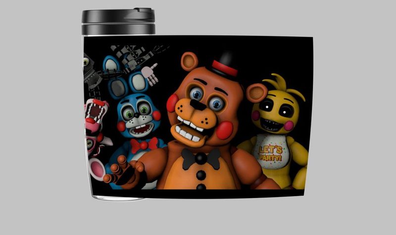 Термокружка 5 Ночей с Фредди, Five Nights at Freddy's №2 - фото