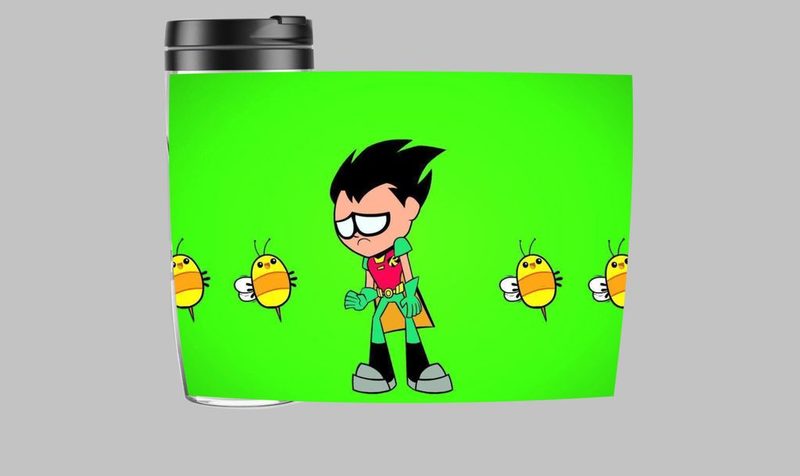 Термокружка Юные Титаны Вперёд, Teen Titans Go №2 - фото