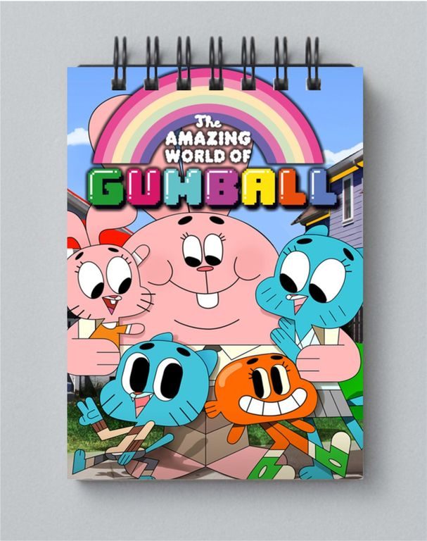 Блокнот Удивительный мир Гамбола, The Amazing World of Gumball №2 - фото