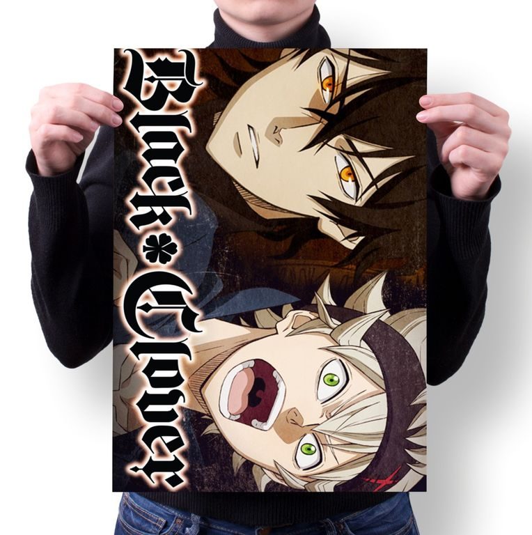 Плакат Черный Клевер, Black Clover №2 - фото