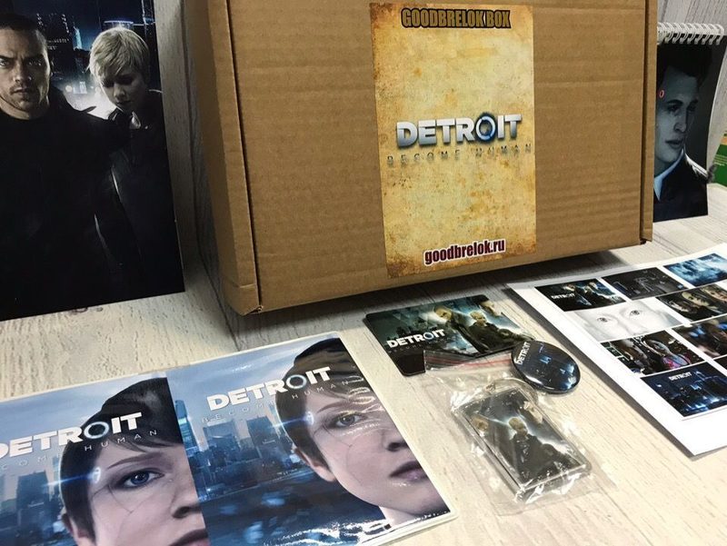 Бокс средний Детройт, Detroit №2 (с обложкой на паспорт) - фото
