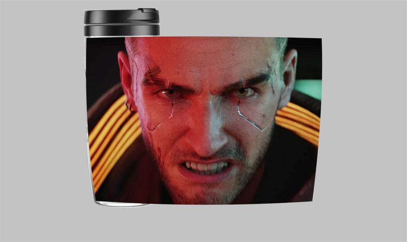 Термокружка Киберпанк, Cyberpunk №2 - фото
