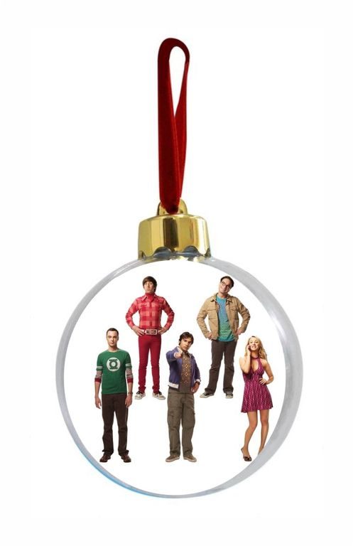 Новогодний ёлочный шар Теория большого взрыва, The Big Bang Theory №2 - фото