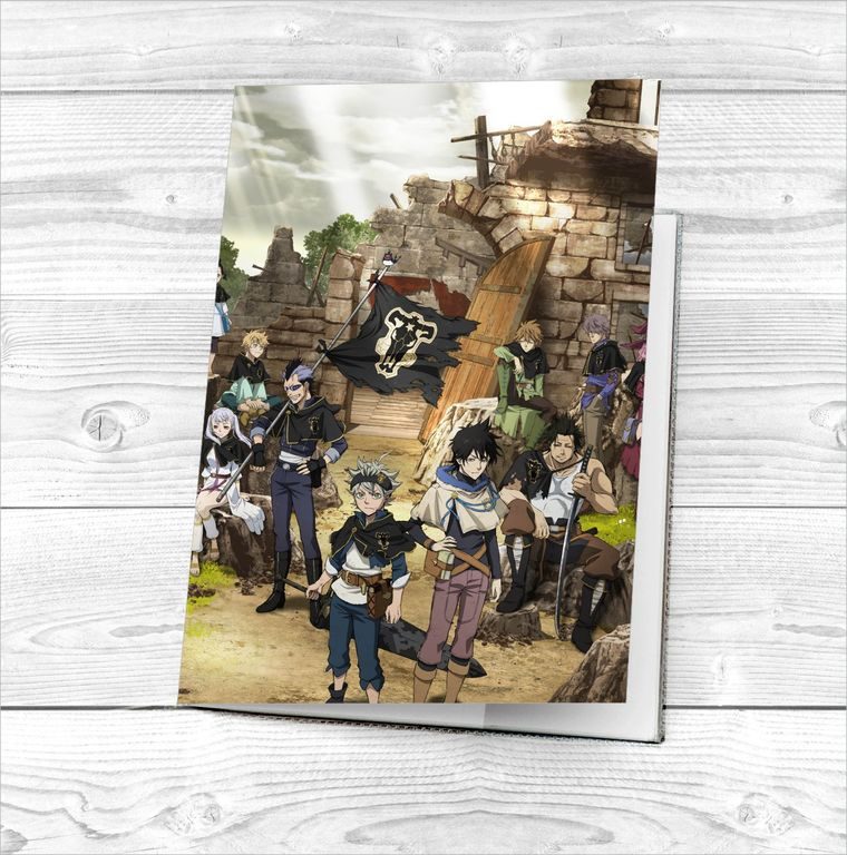 Обложка Черный Клевер, Black Clover на паспорт №2 - фото