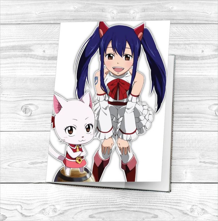 Обложка Хвост Феи, Fairy Tail на паспорт №2 - фото