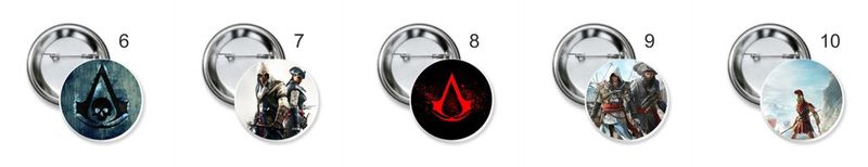 Значки Ассасин Крид, Assassin's Creed №2 - фото