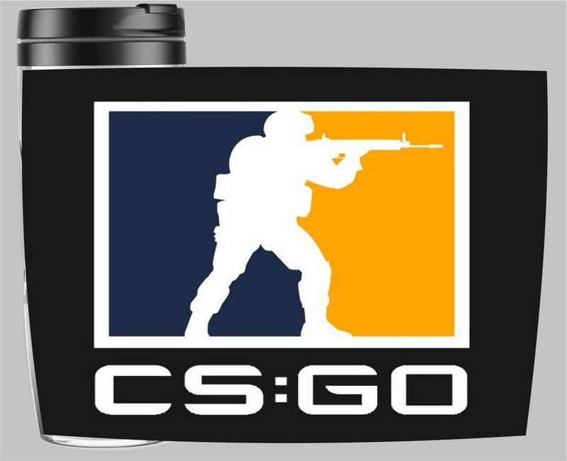 Термокружка Counter-Strike, CS GO, Контр Страйк №3 - фото