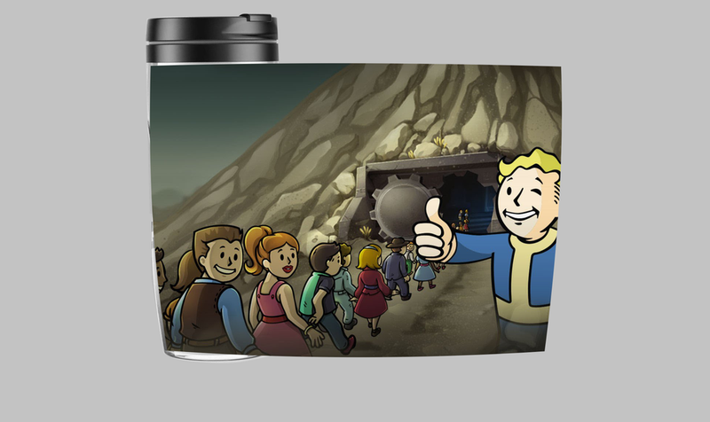Термокружка Fallout, Фоллаут №3 - фото