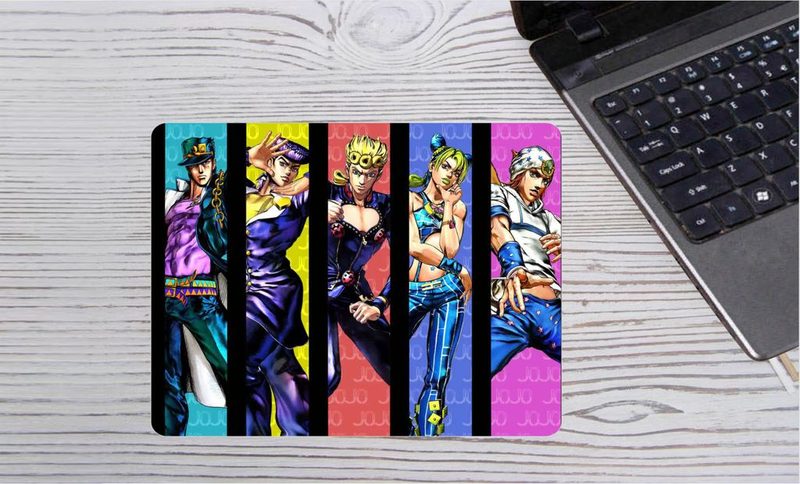 Коврик для мыши Невероятные приключения ДжоДжо, JoJo’s Bizarre Adventure №3 - фото