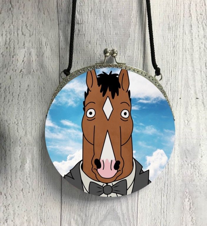 Сумка круглая Конь БоДжек, BoJack Horseman №3 - фото