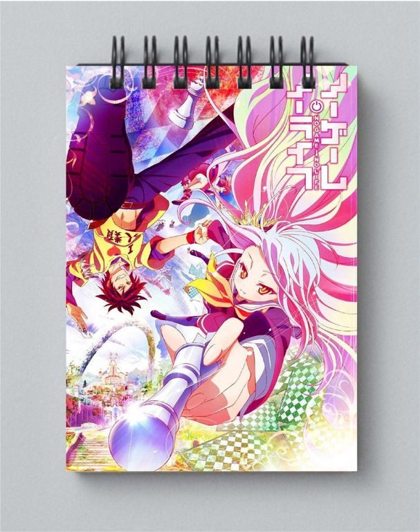 Блокнот Нет игры - нет жизни, No Game No Life №1 - фото