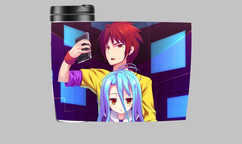 Термокружка Нет игры - нет жизни, No Game No Life №1 - фото
