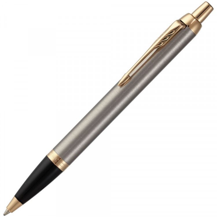 Ручка шариковая Parker IM Core K321 Brushed Metal GT M - фото