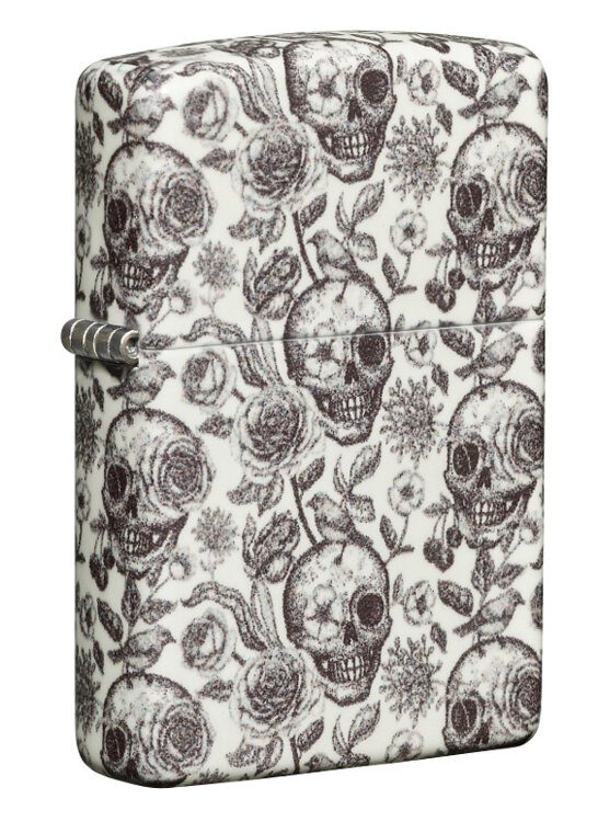 Зажигалка Zippo Skeleton Glow in the Dark Green 49458 - фото