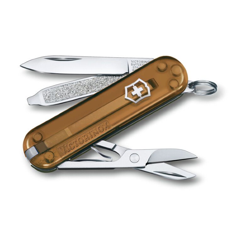 Нож-брелок Classic SD Colors Chocolate Fudge VICTORINOX 0.6223.T55G - фото