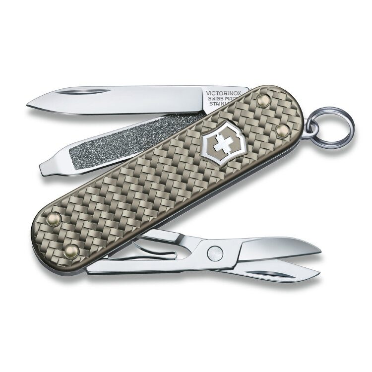 Нож-брелок Classic SD Precious Alox Infinite Grey VICTORINOX 0.6221.4031G - фото