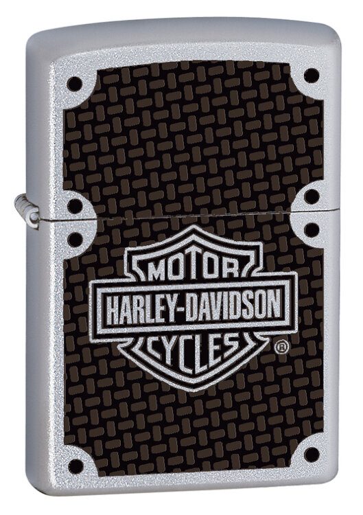 Зажигалка Zippo 24025 Harley-Davidson Satin Chrome - фото