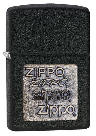 Зажигалка Zippo Classic Black Crackle 362 - фото