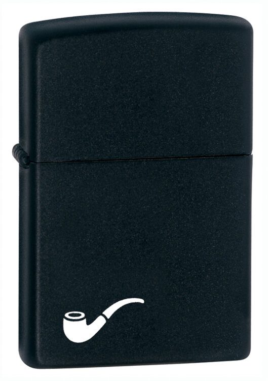 Зажигалка Zippo Pipe Black Matte для трубок 218PL - фото