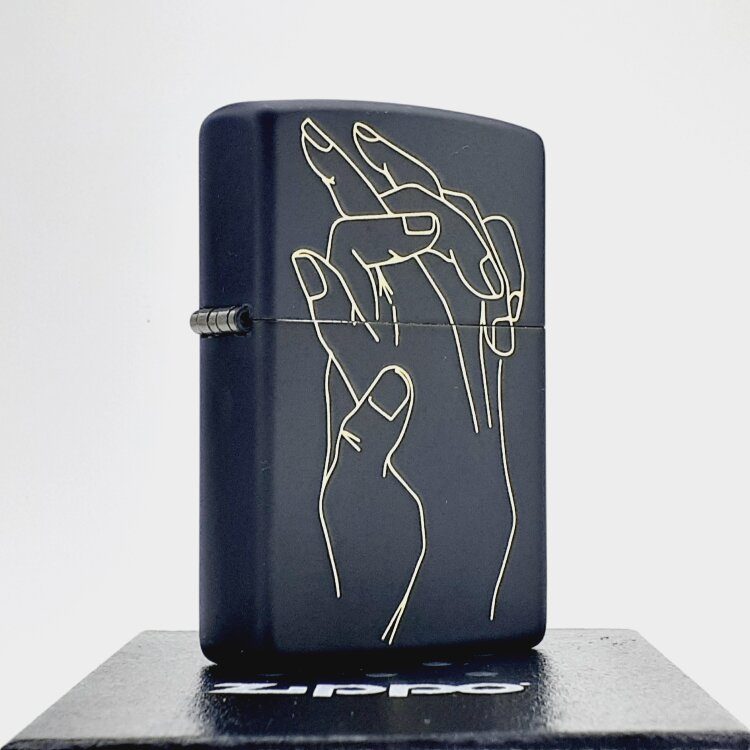 Зажигалка Zippo Black Matte 218 - фото