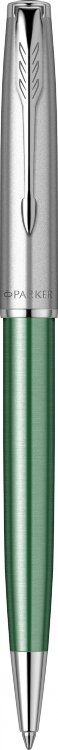 Шариковая ручка Parker Sonnet Essentials Green SB Steel CT 2169365 - фото