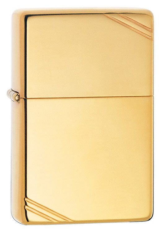 Зажигалка Zippo VINTAGE HI POL BRASS 270 - фото