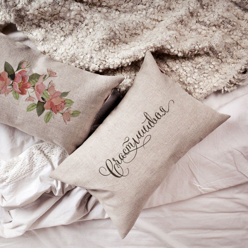 Подушка прямоугольная 30х45 Счастлииивая серия Прованс - фото