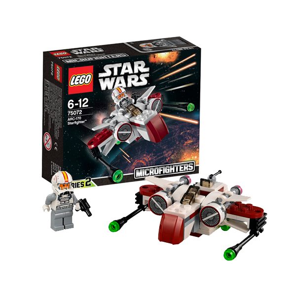 Конструктор Звездный истребитель ARC-170 Lego Star Wars 75072 - фото